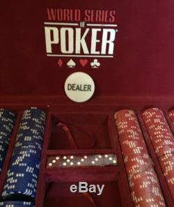 World Series of Poker PROFESSIONAL CHIP SET With Heavy Duty Case