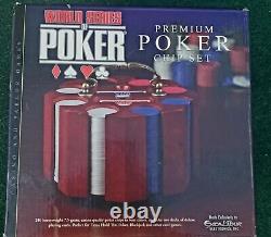 World Series of Poker Premium Poker Chip Set OPEN BOX, everything SEALED