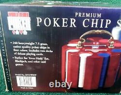 World Series of Poker Premium Poker Chip Set OPEN BOX, everything SEALED