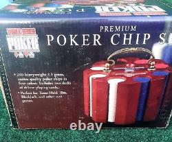 World Series of Poker Premium Poker Chip Set OPEN BOX, everything SEALED