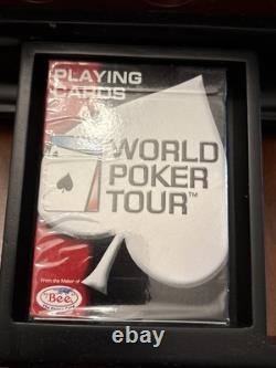World poker tour playing cards WPT Casino Chip Set Wood Carry Caddy