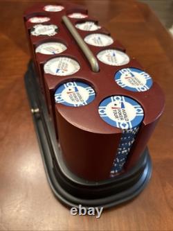 World poker tour playing cards WPT Casino Chip Set Wood Carry Caddy