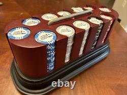 World poker tour playing cards WPT Casino Chip Set Wood Carry Caddy