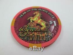 Wynn Las Vegas Casino 2014 Year Of The Horse Chinese New Year $1 Poker Chip Set