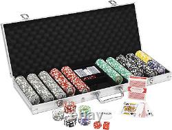 Yin Yang Poker Chip Set in Aluminum Carry Case Heavyweight 14-Gram Casino Qual