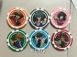 Yu-Gi-Oh! Poker Chips (Set of 6) Official & Legitimate Duel Links NEW
