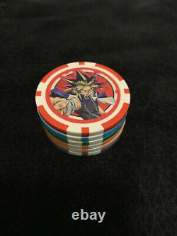Yu-Gi-Oh! Poker Chips (Set of 6) Official & Legitimate English NEAR MINT